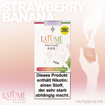 La Fume Cuatro Pod - Strawberry Banana Prefilled Vape System