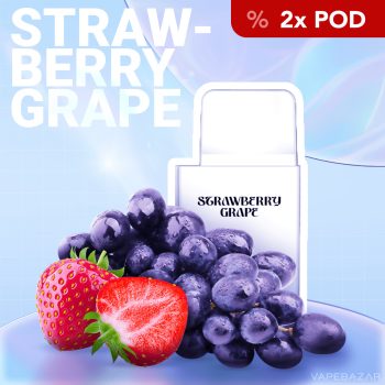 La Fume Cuatro Pod System - Strawberry Grape - 2er Pack - Prefilled Liquid - Vape System