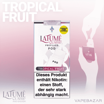 La Fume Cuatro Pod - Tropical Fruit 2er Pack im Sale - Prefilled Pod - 2 Stück