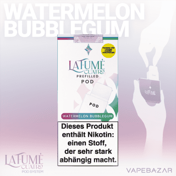 La Fume Cuatro Pod - Watermelon Bubbelgum 2er Pack