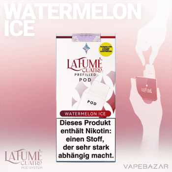La Fume Cuatro – Watermelon Ice – Prefilled Liquid Pod – 2er Pack