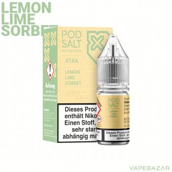 Vapebazar Pod Salt X Nikotinsalz Liquid - lemon lime sorbet
