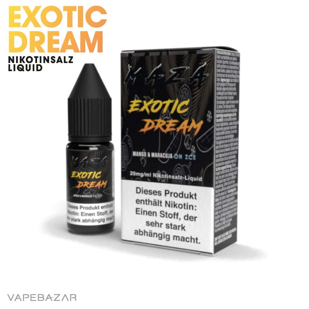 Maza Nikotinsalz Liquid Exotic Dream 02 | Vapebazar Maza Nikotinsalz Liquid - Exotic Dream