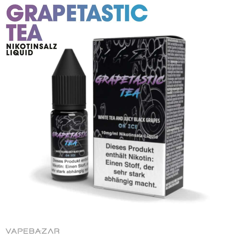 Maza Nikotinsalz Liquid Grapetastic Tea 02 | Vapebazar Maza Nikotinsalz Liquid - Grapetastic Tea