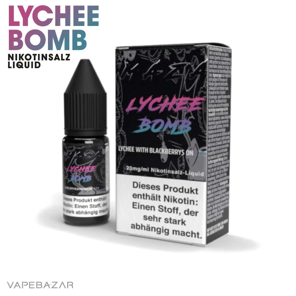 Maza Nikotinsalz Liquid Lychee Bomb 02 | Vapebazar Maza Nikotinsalz Liquid - Lychee Bomb