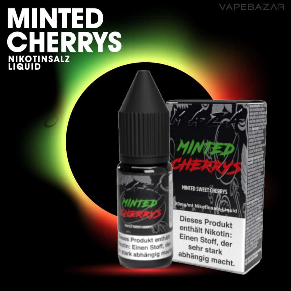 Maza Nikotinsalz Liquid Minted Cherrys | Vapebazar Maza Nikotinsalz Liquid - Minted Cherrys