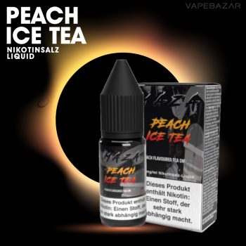 MaZa Nikotinsalz Liquid - Peach Ice Tea