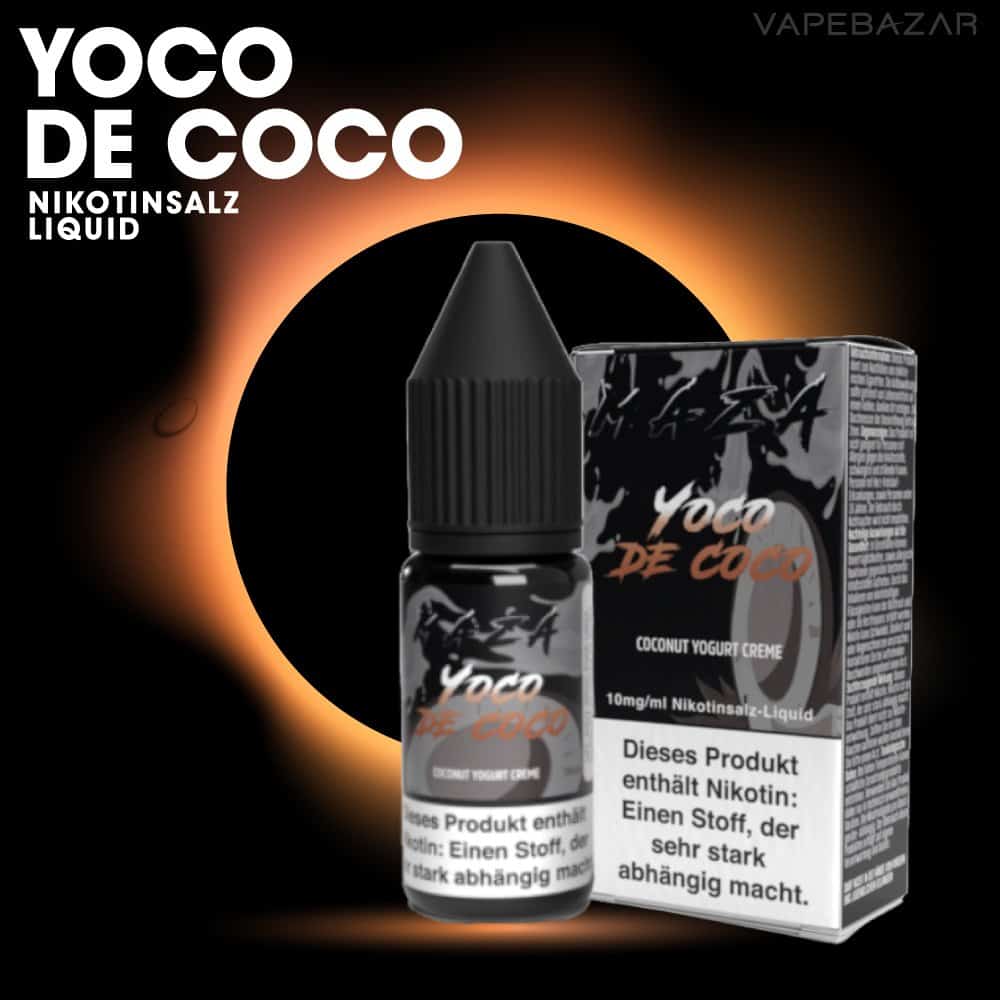 Maza Nikotinsalz Liquid Yoco De Coco | Vapebazar Maza Nikotinsalz Liquid - Yoco De Coco
