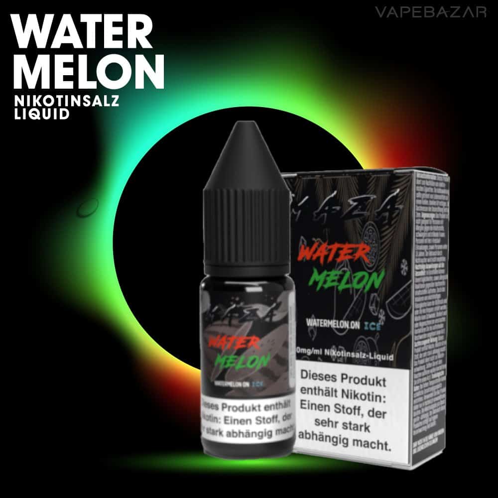 Maza Nikotinsalz Liquid watermelon | Vapebazar Maza Nikotinsalz Liquid - Watermelon Ice