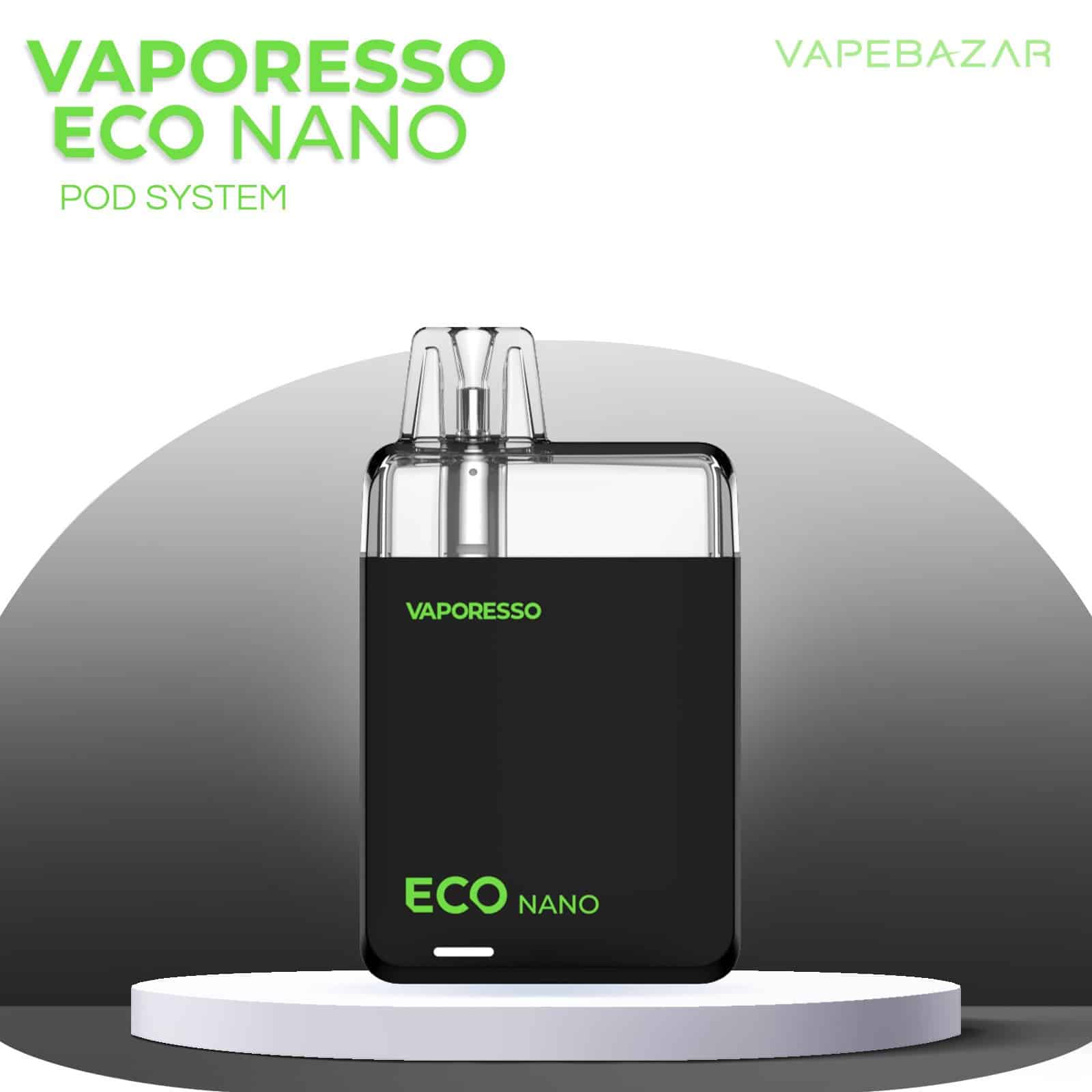 Midnight Black | Vapebazar Vaporesso Eco Nano Midnight Black - Pod System