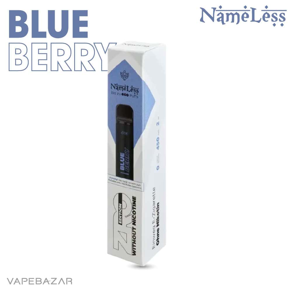Nameless Zero Nikotinfrei Blueberry | Vapebazar Nameless Vape Zro Edition - Blueberry - Nikotinfrei