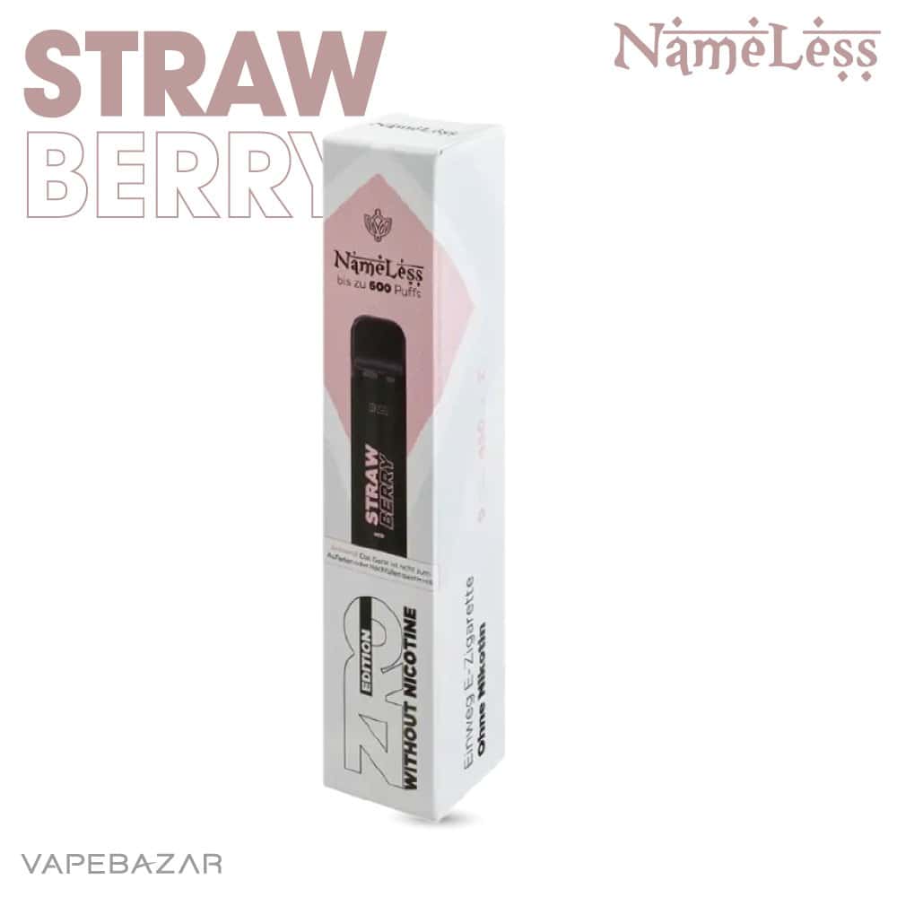 Nameless Zero Nikotinfrei Strawberry | Vapebazar Nameless Vape Zro Edition - Strawberry - Nikotinfrei