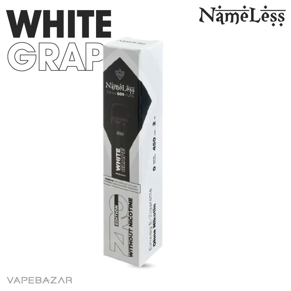 Nameless Zero Nikotinfrei White Grape | Vapebazar Nameless Vape Zro Edition - White Grape - Nikotinfrei