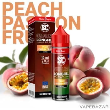 SC Red Line Longfill Aroma - Peach Passionfruit