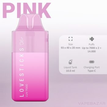 Lovesticks LUV 7000 - Pink Vapebazar