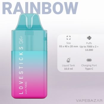Lovesticks LUV 7000 - Rainbow Vapebazar