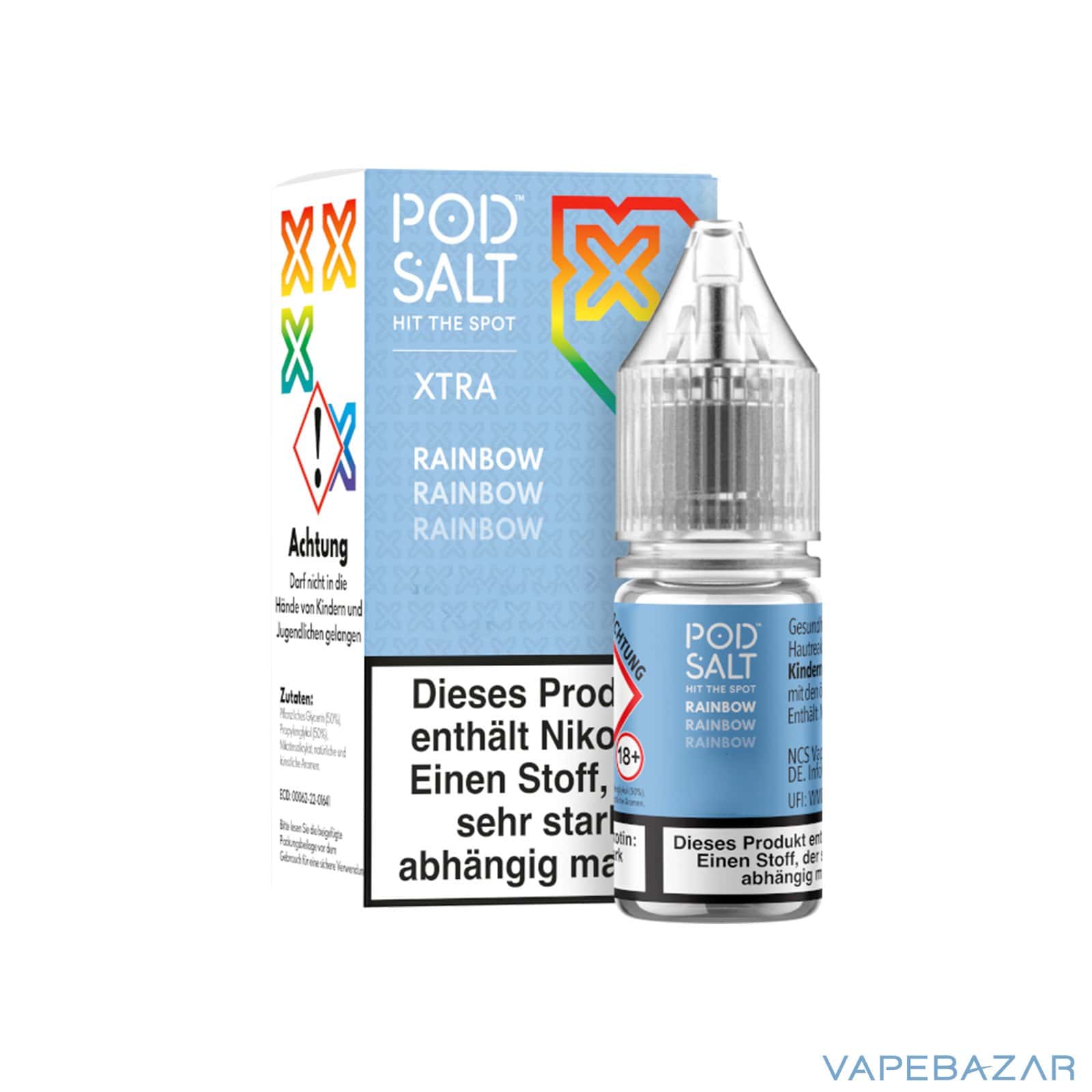 Rainbow3 1 | Vapebazar Vapebazar Pod Salt X Nikotinsalz Liquid - Rainbow