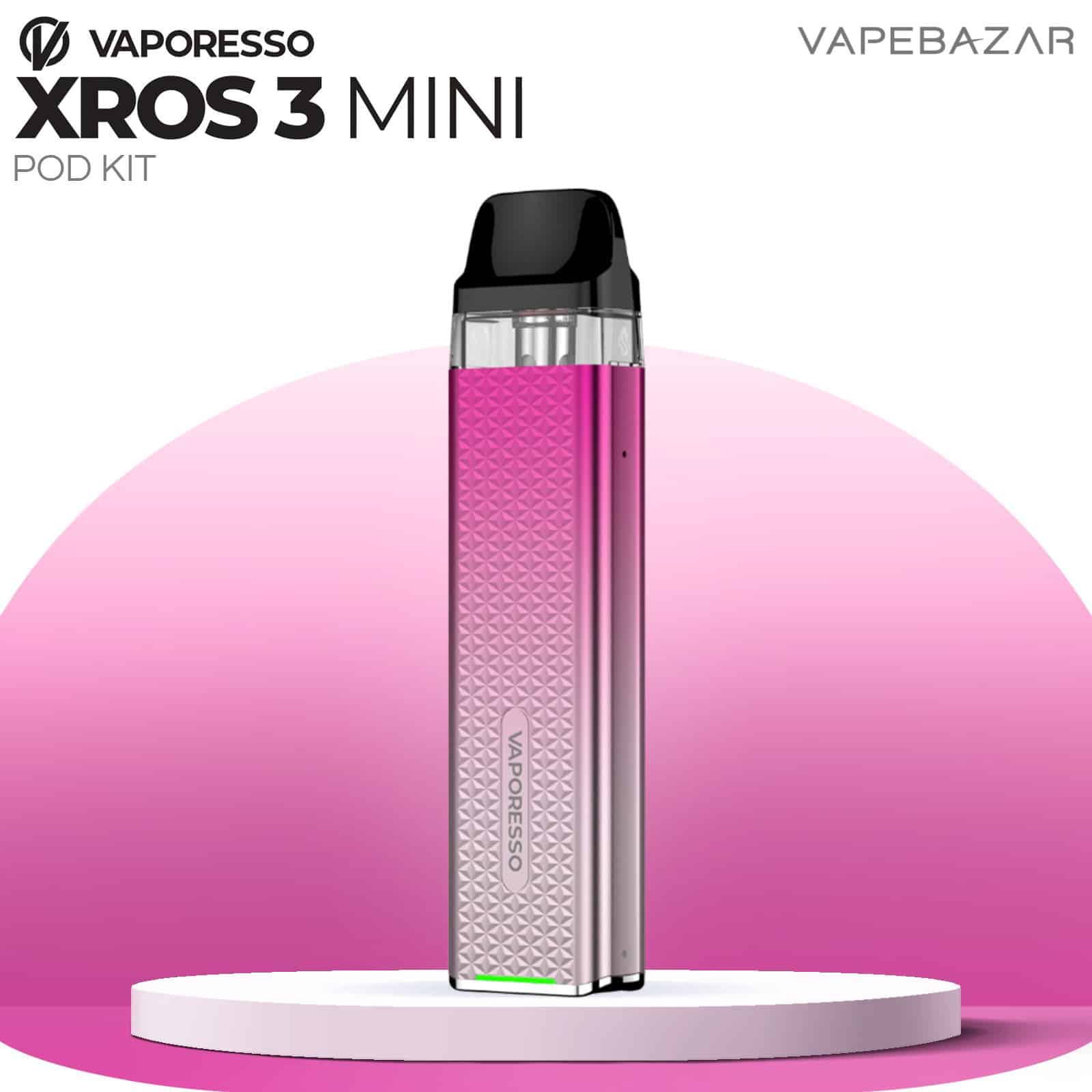 RosePink | Vapebazar Vaporesso Xros 3 Mini Kit - Pink