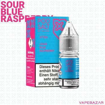 Vapebazar Pod Salt X Nikotinsalz Liquid - sour blue raspberry