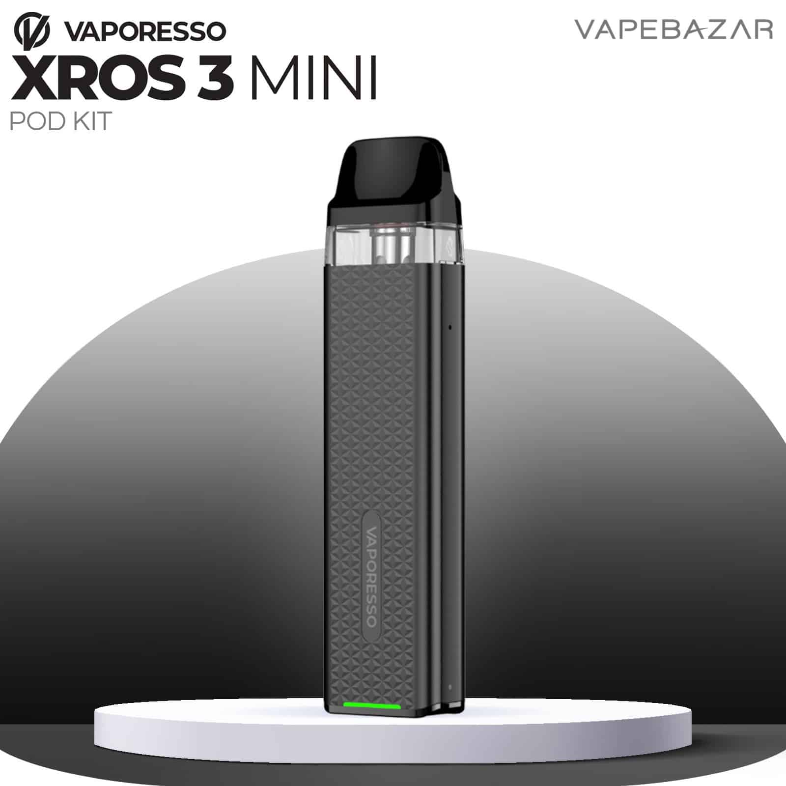 SpaceGrey | Vapebazar Vaporesso Xros 3 Mini Kit - Grau