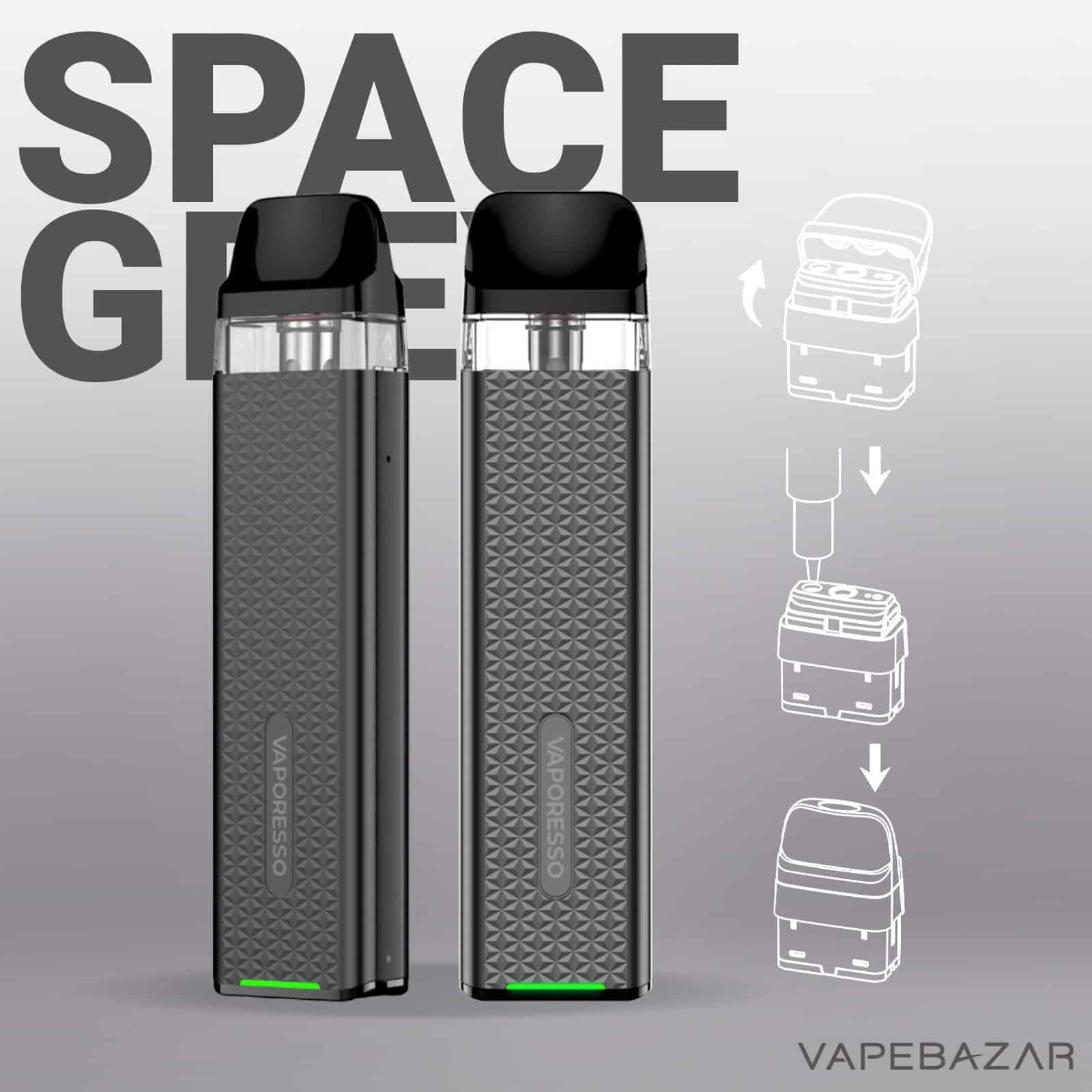 SpaceGrey2 | Vapebazar Vaporesso Xros 3 Mini Kit - Grau