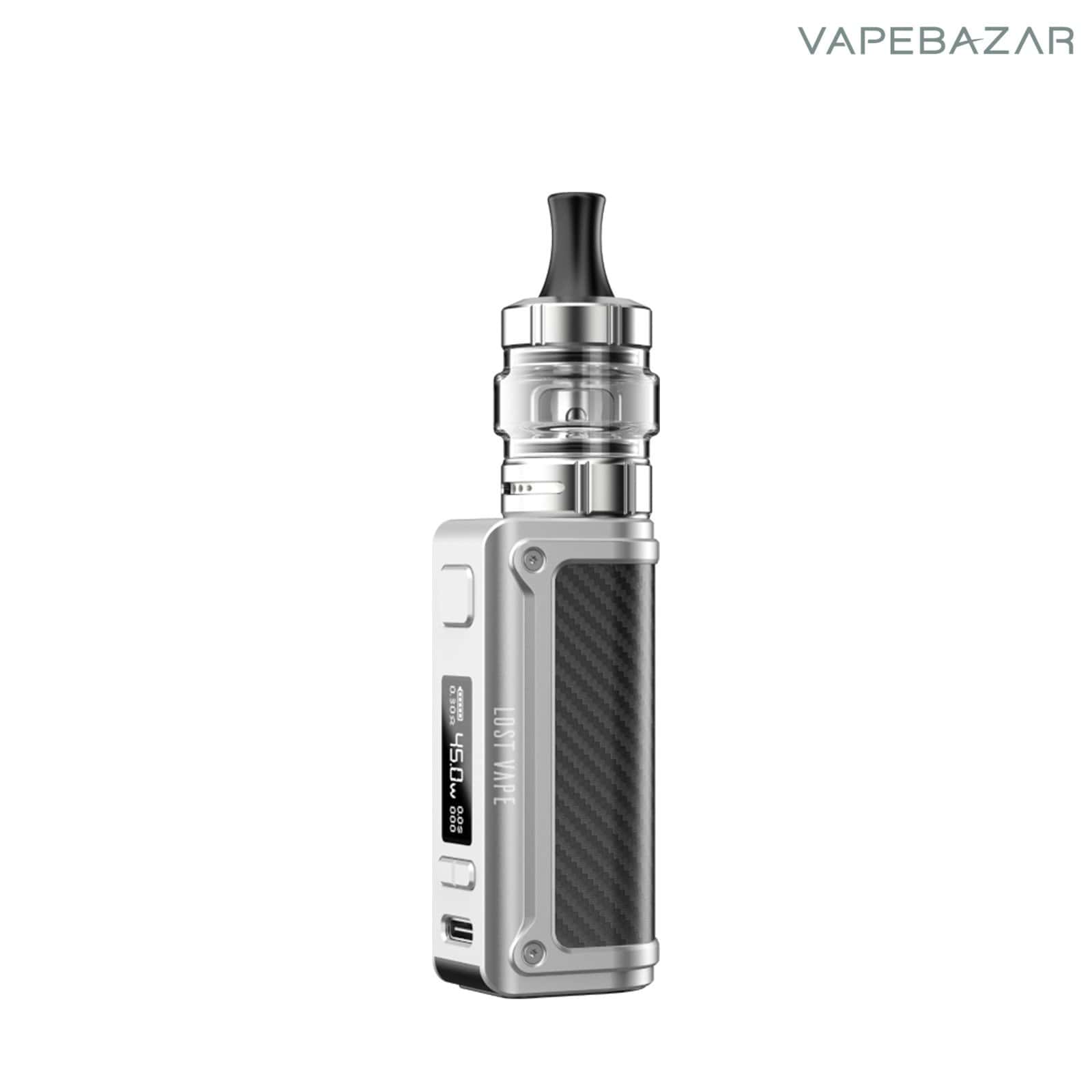 SpaceSilver3 1 | Vapebazar Lost Vape Thelema Mini Pod System - Space Silver
