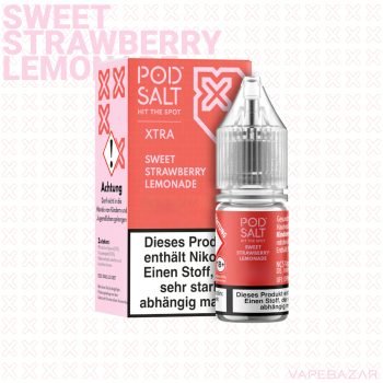 Vapebazar Pod Salt X Nikotinsalz Liquid - Sweet Strawberry lemonade