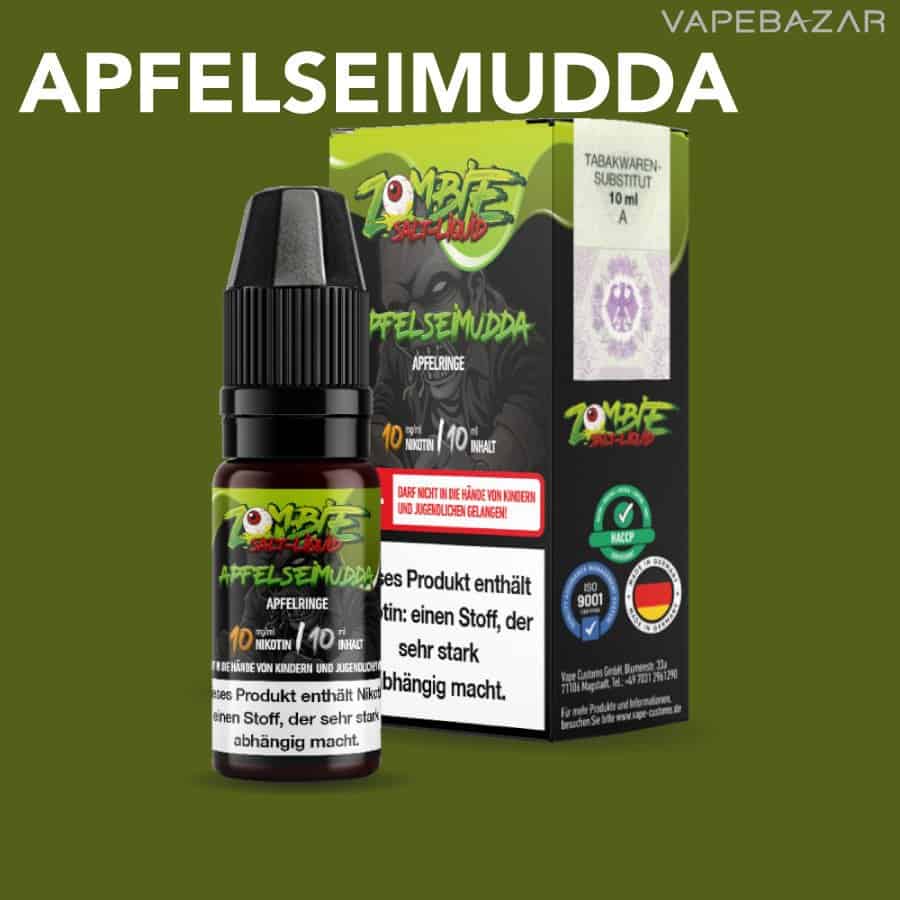 Zombie Liquid Apfelseimudda | Vapebazar Zombie Nikotinsalz Liquid - Apfelseimudda
