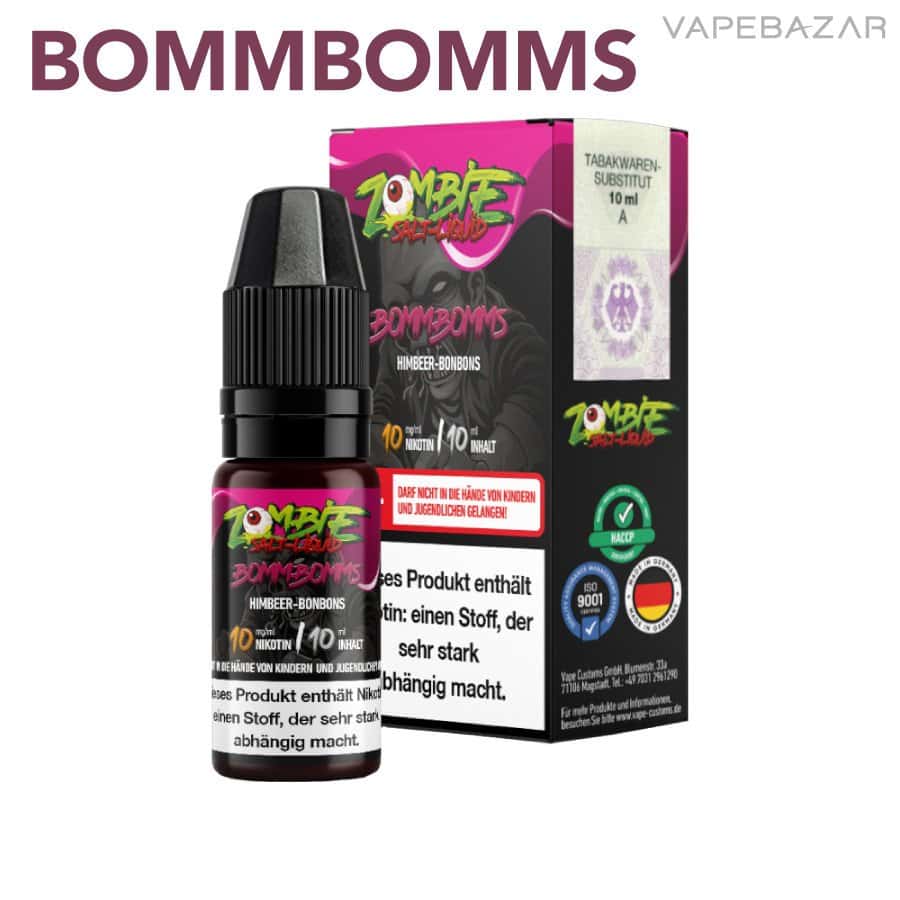 Zombie Liquid Bommbomms 02 | Vapebazar Zombie Nikotinsalz Liquid - Bommbomms