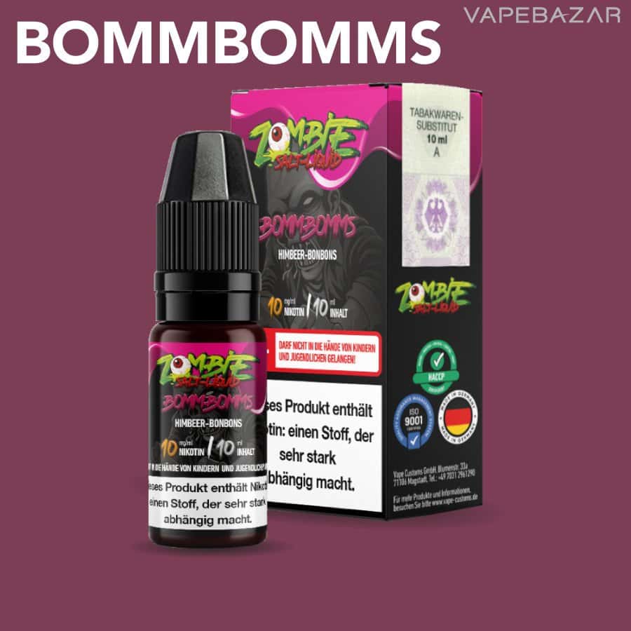Zombie Liquid Bommbomms | Vapebazar Zombie Nikotinsalz Liquid - Bommbomms