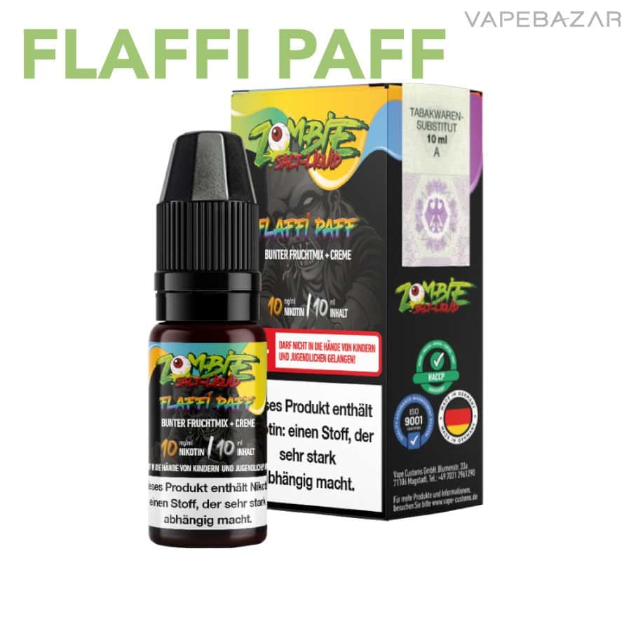 Zombie Liquid Flaffi Paff 02 | Vapebazar Zombie Nikotinsalz Liquid - Flaffi Paff