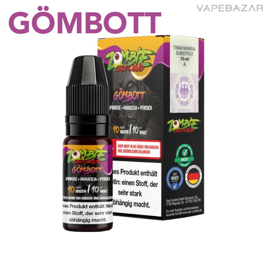 Zombie Liquid Goembott 02 | Vapebazar Zombie Nikotinsalz Liquid - Gömbott