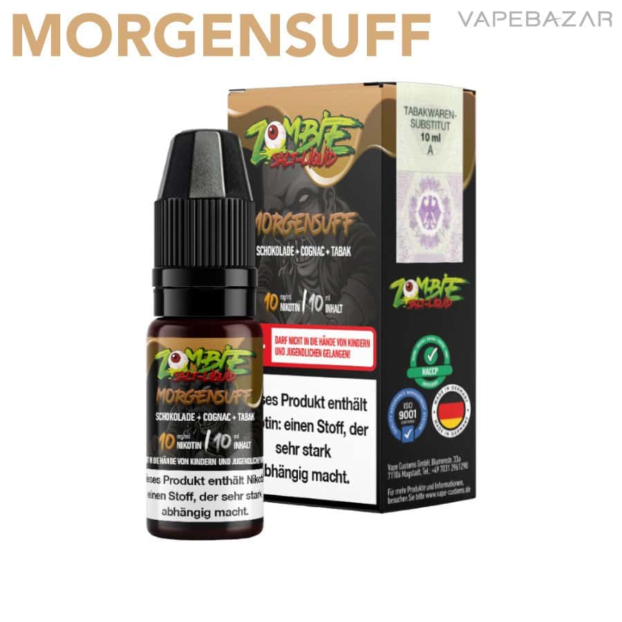 Zombie Liquid Morgensuff 02 | Vapebazar Zombie Nikotinsalz Liquid - Morgensuff