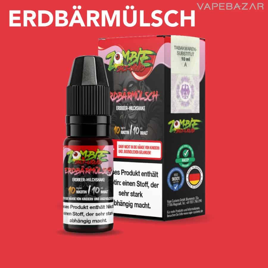 Zombie Liquid erdbaermuelsch | Vapebazar Zombie Nikotinsalz Liquid - Erdbärmülsch