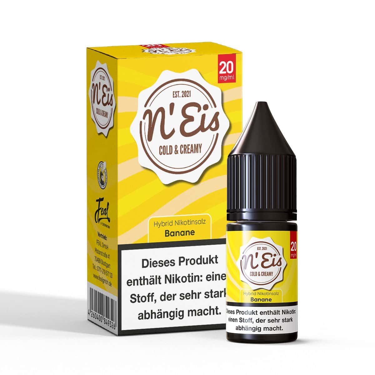| Vapebazar N'Eis Hybrid Nikotinsalz Liquid - Banane