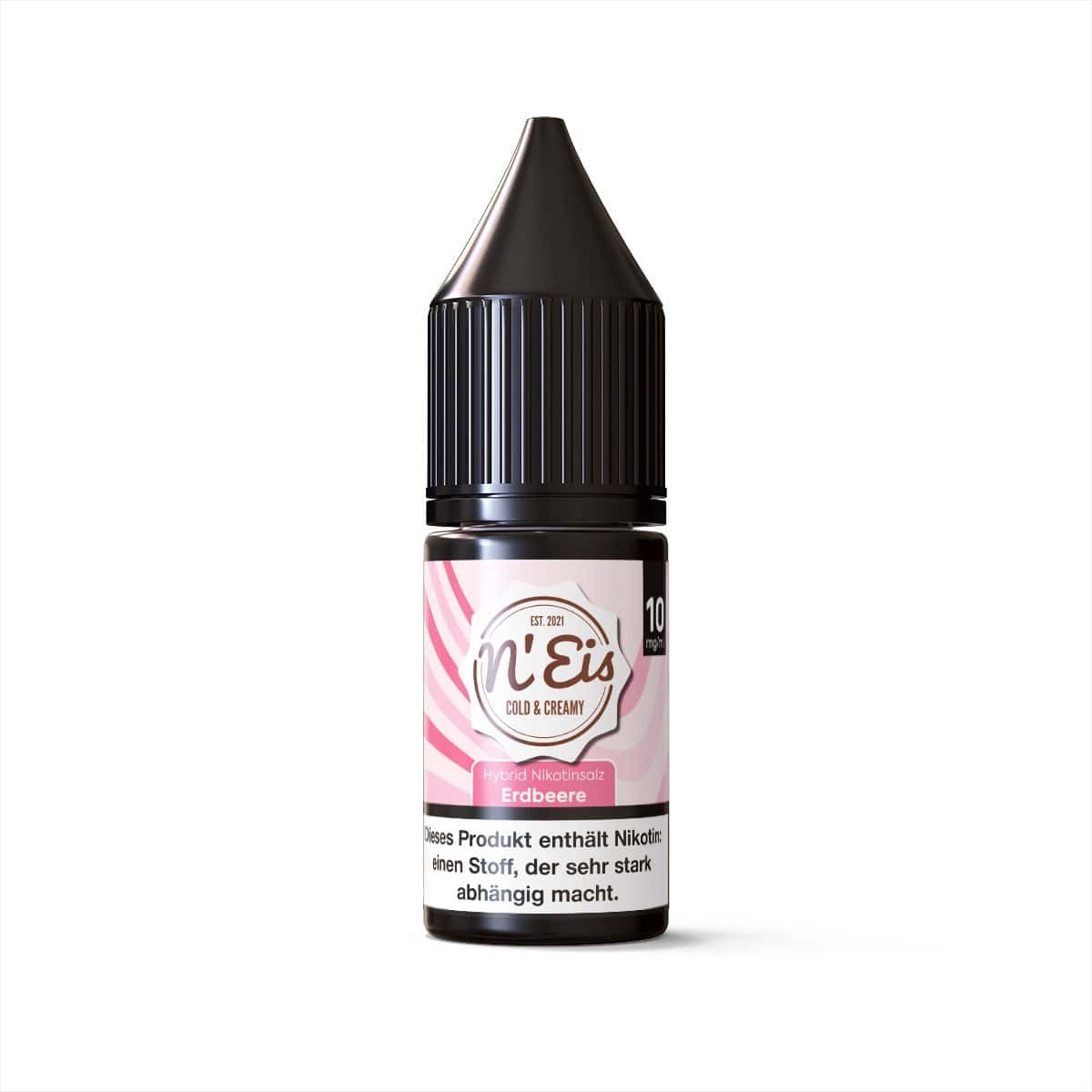 n eis salze erdbeere 10mg flasche | Vapebazar N'Eis Hybrid Nikotinsalz Liquid - Erdbeere