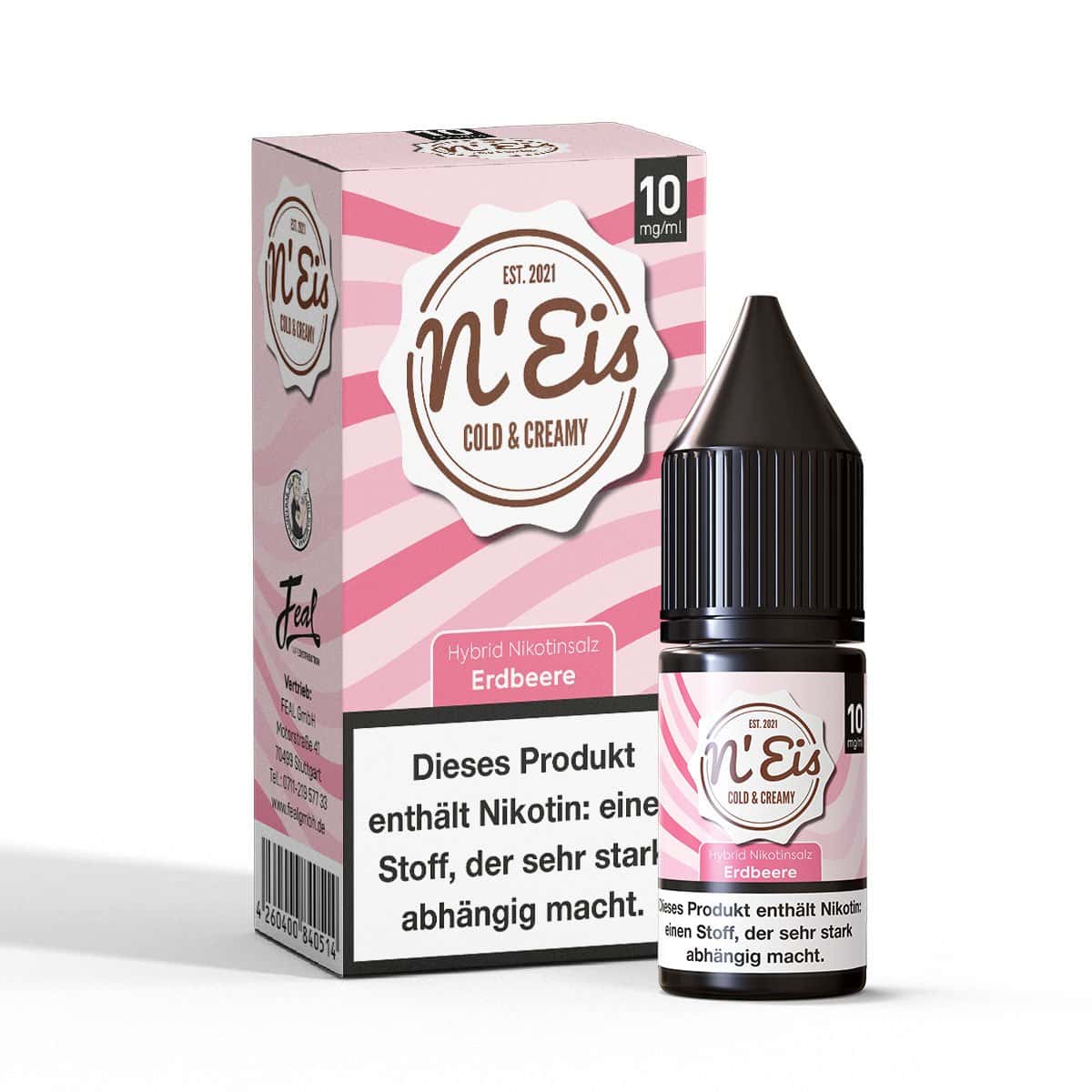 | Vapebazar N'Eis Hybrid Nikotinsalz Liquid - Erdbeere