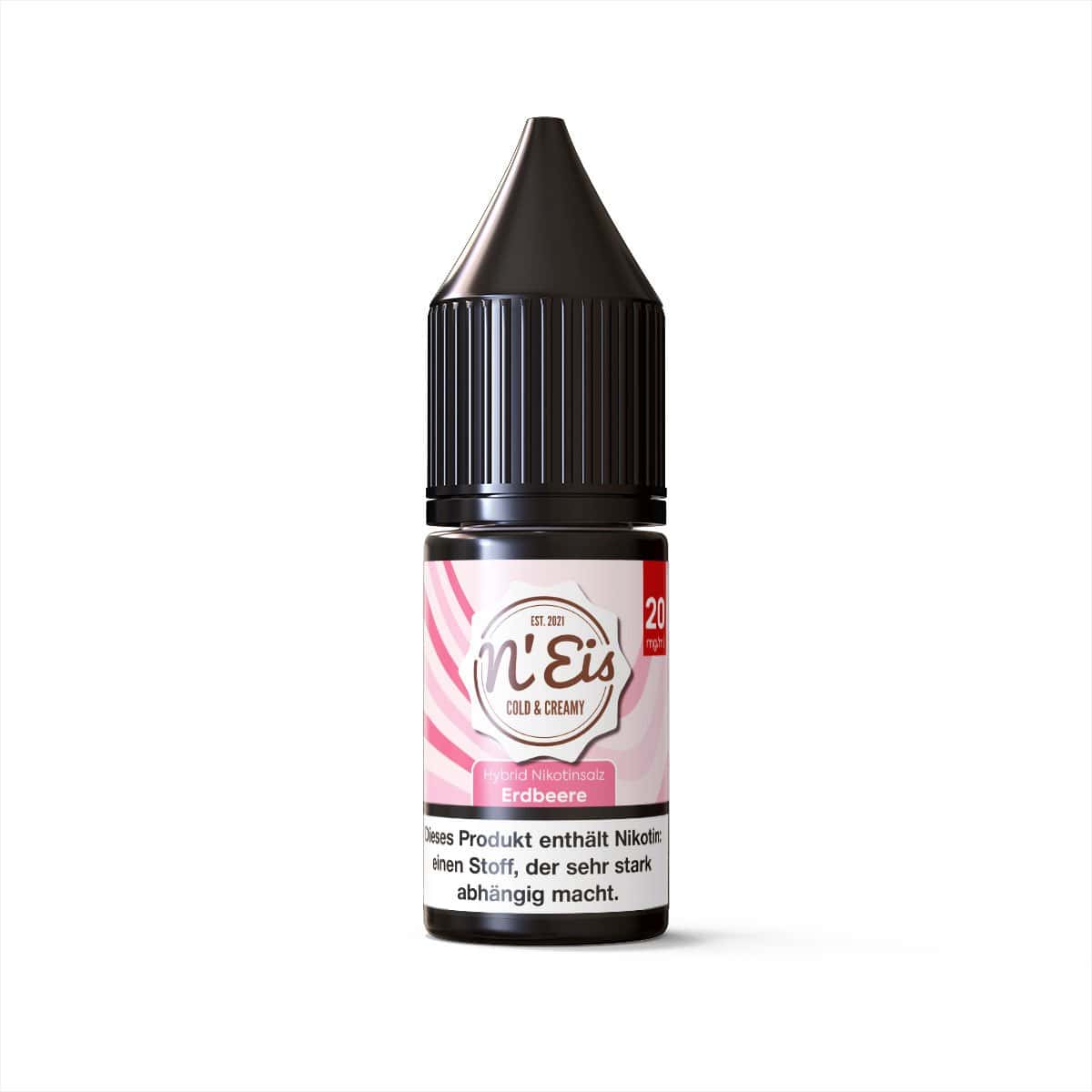 n eis salze erdbeere 20mg flasche | Vapebazar N'Eis Hybrid Nikotinsalz Liquid - Erdbeere
