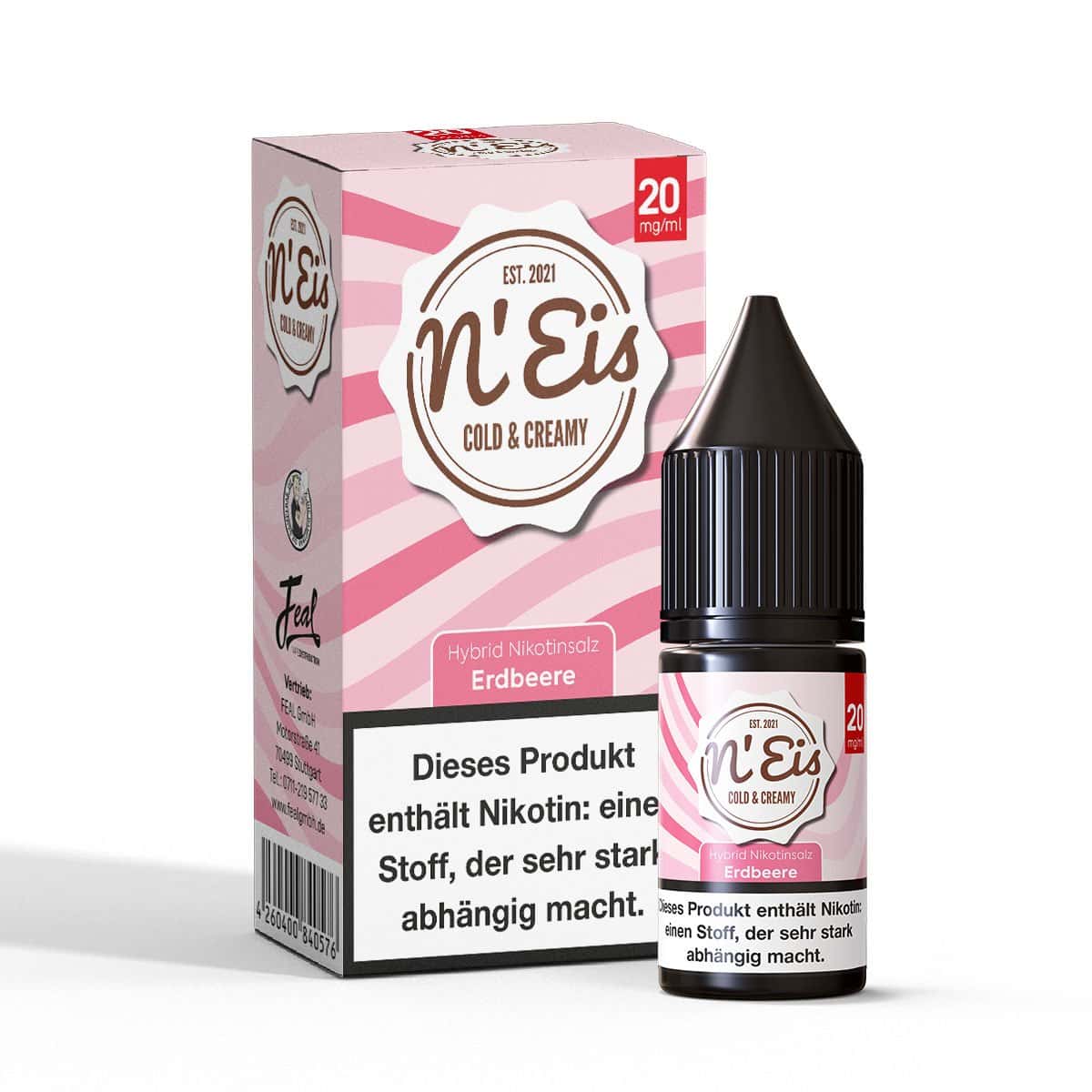 | Vapebazar N'Eis Hybrid Nikotinsalz Liquid - Erdbeere