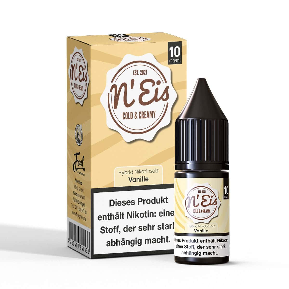 | Vapebazar N'Eis Hybrid Nikotinsalz Liquid - Vanille