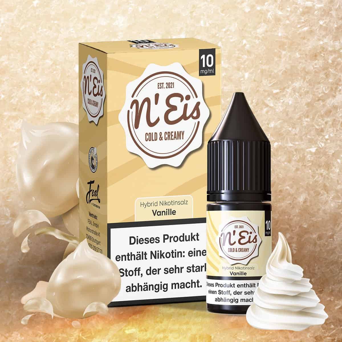 | Vapebazar N'Eis Hybrid Nikotinsalz Liquid - Vanille