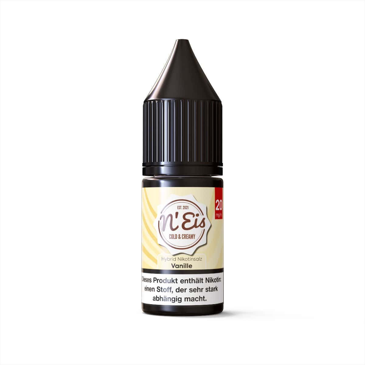 n eis salze vanille 20mg flasche | Vapebazar N'Eis Hybrid Nikotinsalz Liquid - Vanille