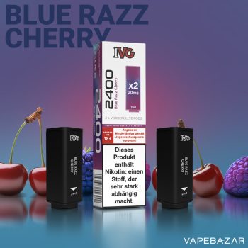 Vapebazar IVG2400 Blue Razz Cherry