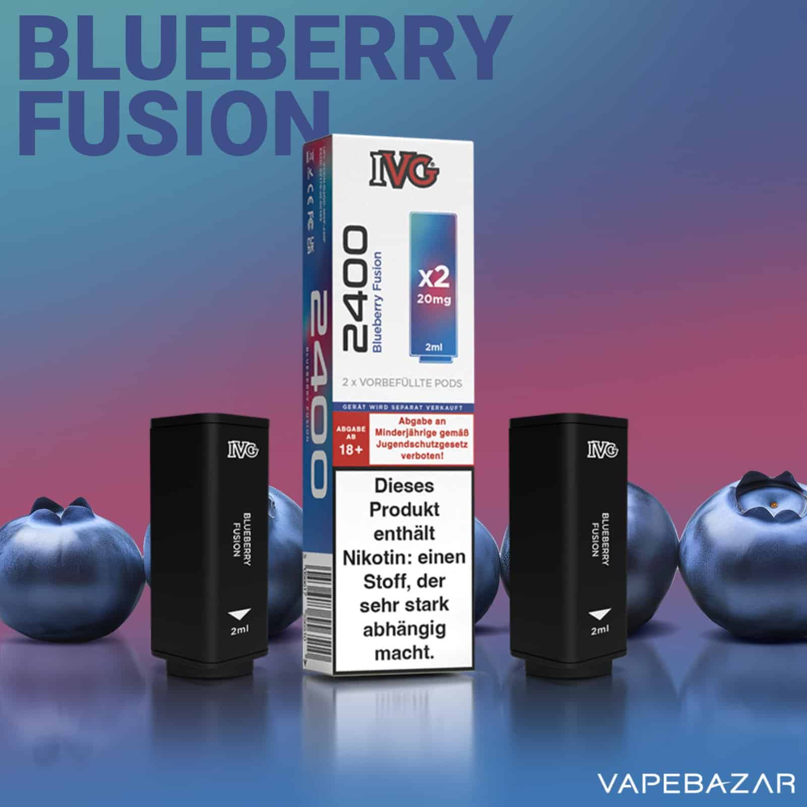 BlueberryFusion Kopie | Vapebazar Vapebazar Ivg2400 Blueberry Fusion