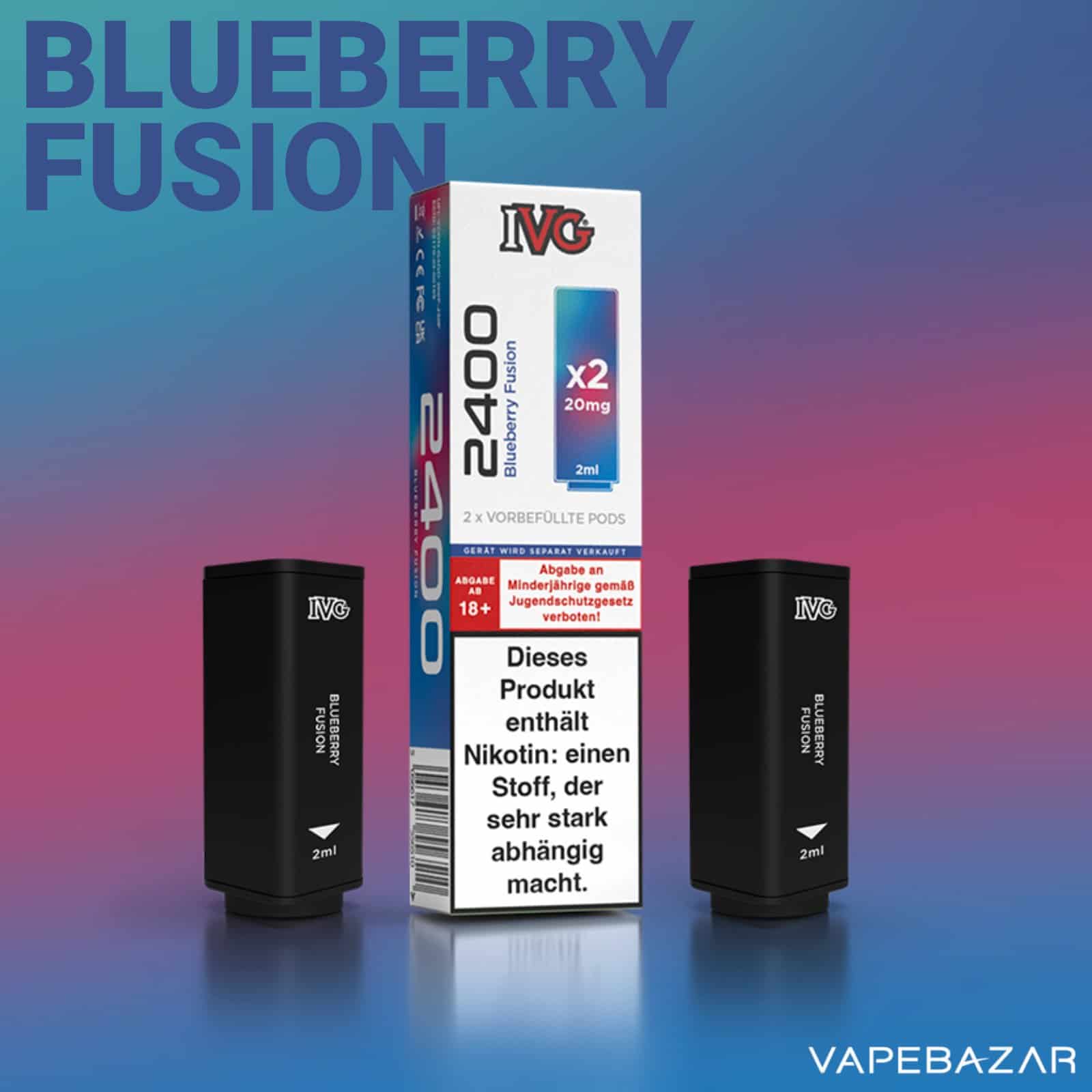 BlueberryFusion2 Kopie | Vapebazar Vapebazar Ivg2400 Blueberry Fusion 2