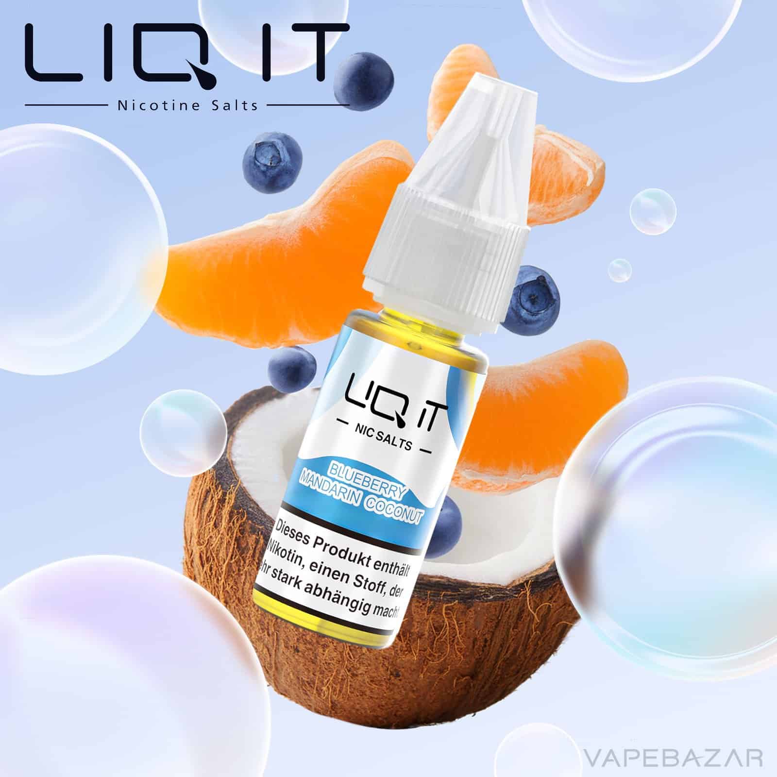 BlueberryMandarinCoconut | Vapebazar Vapebazar Liq It Blueberry Mandarin Coconut 3