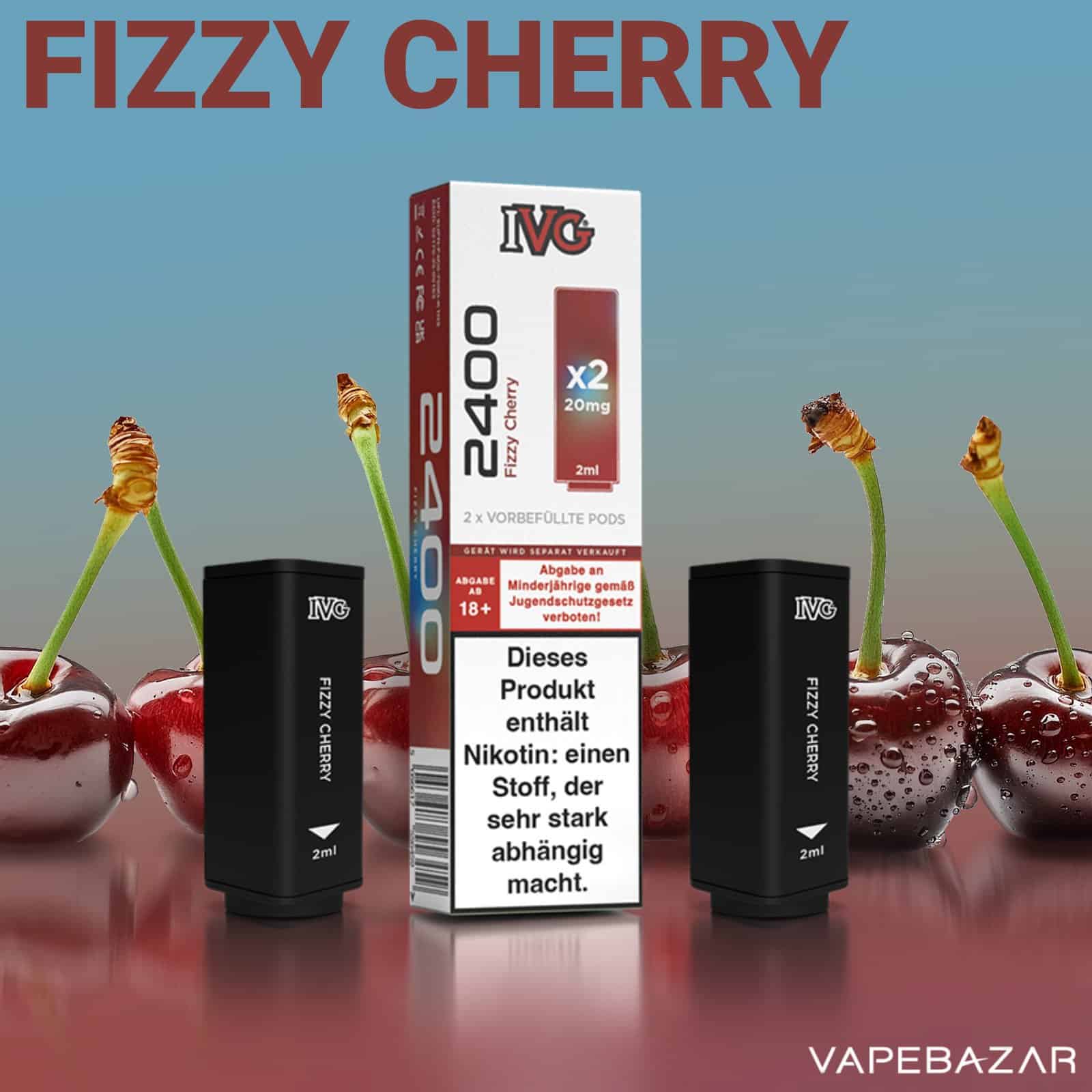 FizzyCherry Kopie | Vapebazar Vapebazar Ivg 2400 Fizzy Cherry