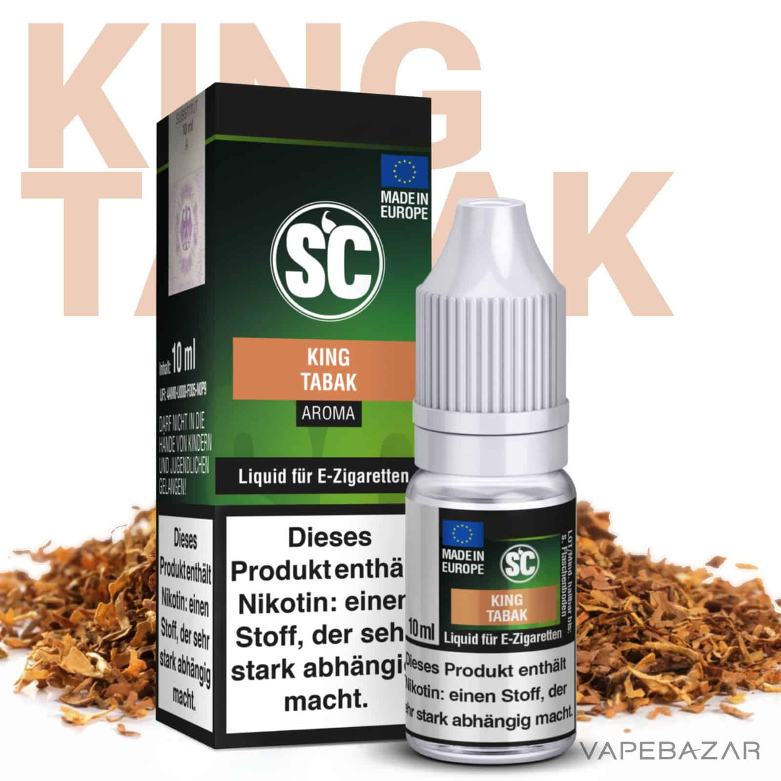 KingTabak1 | Vapebazar Vapebazar Sc Liquid King Tabak