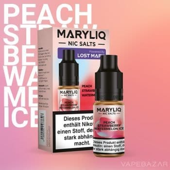 MARYLIQ by Lost Mary - Nic Salt - Peach Strawberry Watermelon Ice - Vapebazar