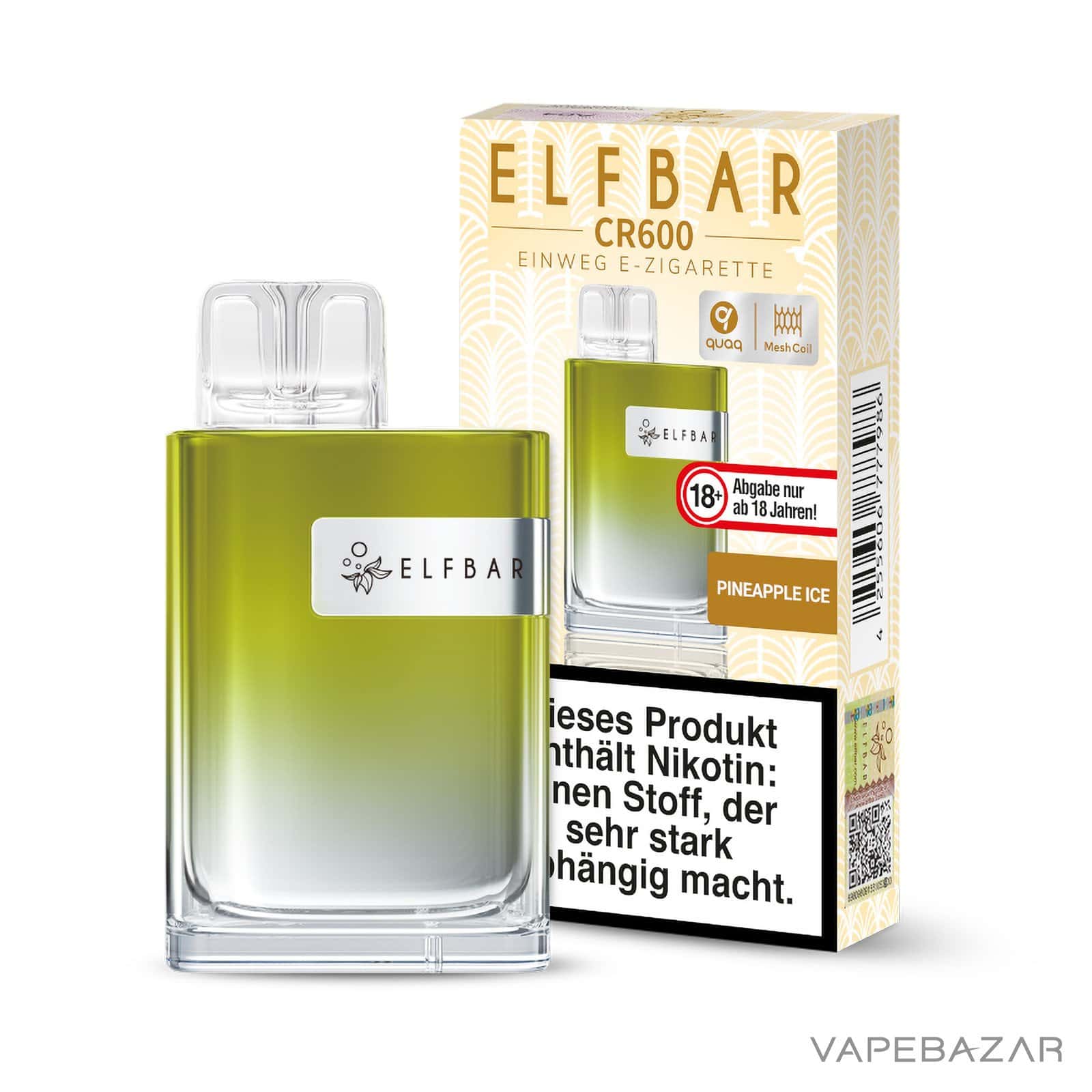 PineappleIce3 | Vapebazar Vapebazar Elfbar Cr600 Pineapple Ice 3